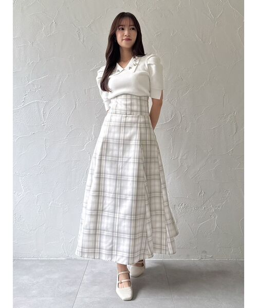 dazzlin（ダズリン）の「デコラカラータックトップス（ニット/セーター・レディース・ブラック/オフホワイト/その他1・FREE）」の10枚目の写真