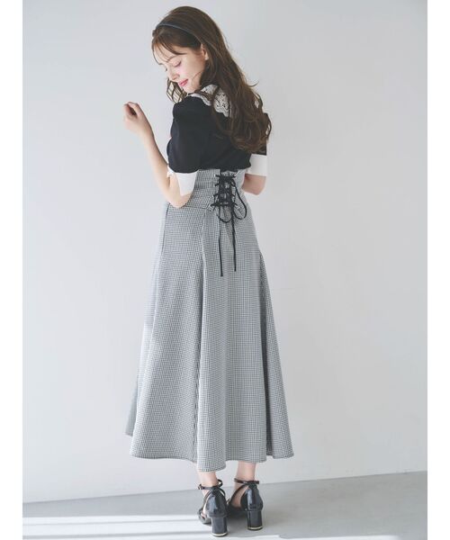 dazzlin（ダズリン）の「デコラカラータックトップス（ニット/セーター・レディース・ブラック/オフホワイト/その他1・FREE）」の14枚目の写真