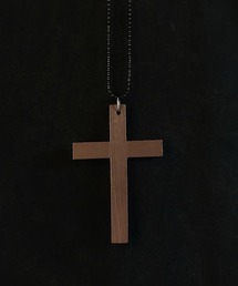 NO WAY（ノーウェイ）の「/カラーウッドクロスモチーフボールチェーンネックレス/Y2K 平成ギャル 地雷系（MA/EK244）（ネックレス）」