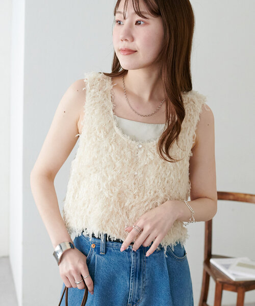 テープヤーンベスト テープヤーンベスト（ベスト） | THE SHOP TK(Women)（ザ