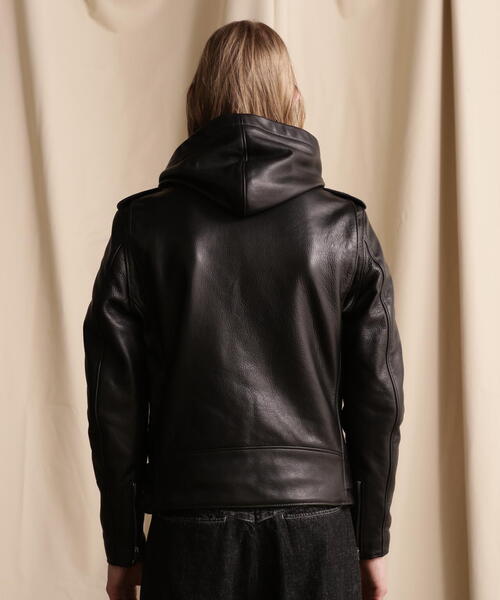 Schott/ショット/503HDT HOODED ONESTAR/フード ワンスターライダース