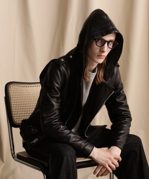 Schott/ショット/503HDT HOODED ONESTAR/フード ワンスターライダース