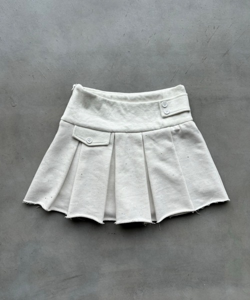 SHAGGIE(シャギー)の「ラメスウェットプリーツミニスカート(スカート・レディース・グレー/ブラック/ホワイト・FREE)」の9枚目の写真