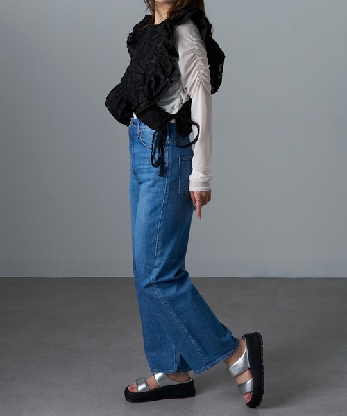 MOHI（モヒ）の「【MOHI】厚底サンダル GU3-23-038-PU（サンダル・レディース・ホワイト/シルバー/ブラック・38/36/37/39）」の11枚目の写真