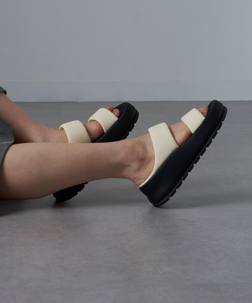 MOHI（モヒ）の「【MOHI】厚底サンダル GU3-23-038-PU（サンダル・レディース・ホワイト/シルバー/ブラック・38/36/37/39）」の17枚目の写真