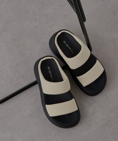 MOHI（モヒ）の「【MOHI】厚底サンダル GU3-23-038-PU（サンダル・レディース・ホワイト/シルバー/ブラック・38/36/37/39）」の18枚目の写真