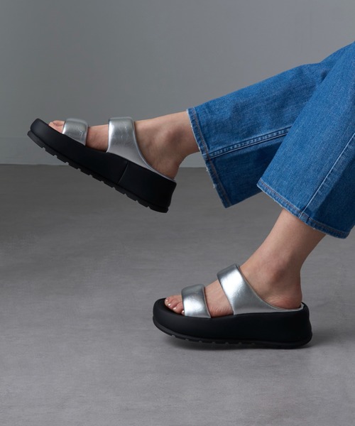 MOHI（モヒ）の「【MOHI】厚底サンダル GU3-23-038-PU（サンダル・レディース・ホワイト/シルバー/ブラック・38/36/37/39）」の6枚目の写真