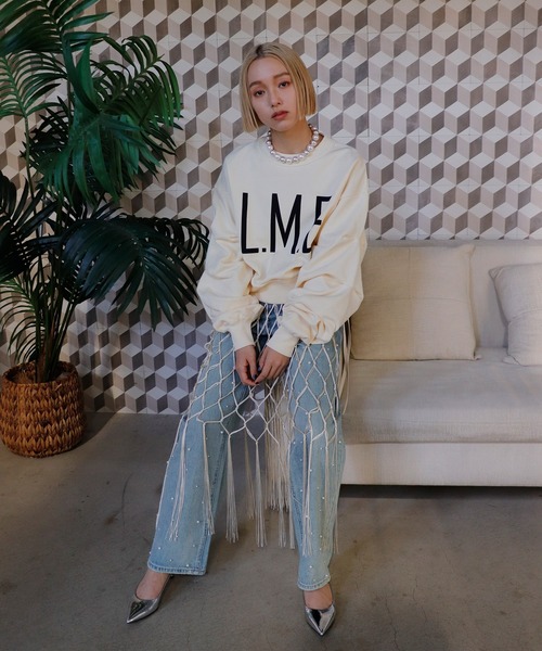 Three Four Time（ｽﾘｰﾌｫｰﾀｲﾑ）の「マクラメレイヤードスカート（スカート・レディース・オフホワイト/ブラック・FREE）」の11枚目の写真