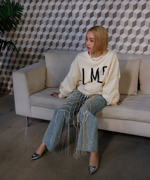 Three Four Time（ｽﾘｰﾌｫｰﾀｲﾑ）の「マクラメレイヤードスカート（スカート・レディース・オフホワイト/ブラック・FREE）」の10枚目の写真