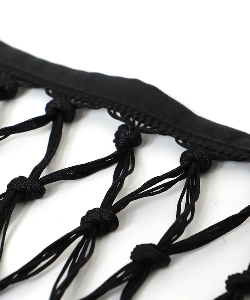 Three Four Time（ｽﾘｰﾌｫｰﾀｲﾑ）の「マクラメレイヤードスカート（スカート・レディース・オフホワイト/ブラック・FREE）」の13枚目の写真