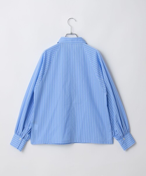 RONEL(ロネル)の「ストライプティアードブラウス(シャツ/ブラウス・レディース・モカ/ライトブルー・S/M/L)」の16枚目の写真
