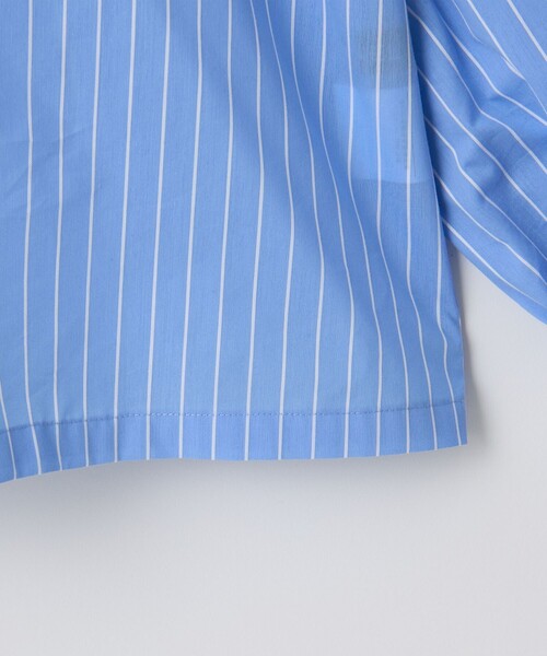RONEL(ロネル)の「ストライプティアードブラウス(シャツ/ブラウス・レディース・モカ/ライトブルー・S/M/L)」の19枚目の写真