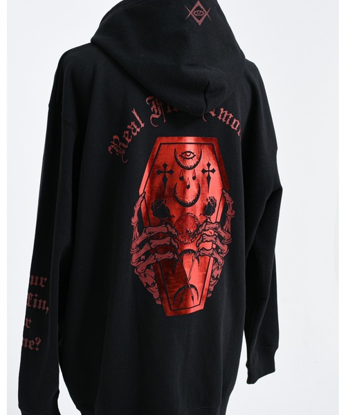 REFLEM レフレム ホログラムプリント ZIPパーカー ジップアップパーカー REFLEM レフレム ホログラムプリント ZIPパーカー ジップアップパーカー