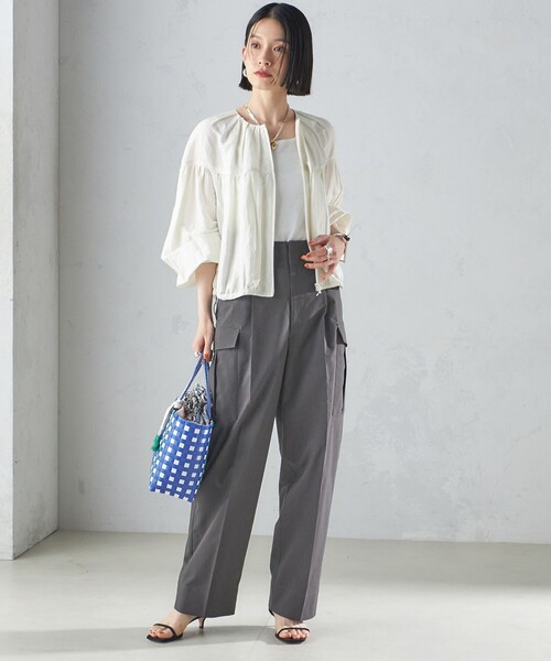 SHIPS(シップス)の「【SHIPS別注】UHURU:巾着付き バスケット バッグ S(トートバッグ・レディース・レッド/ブルー・ONE SIZE)」の13枚目の写真