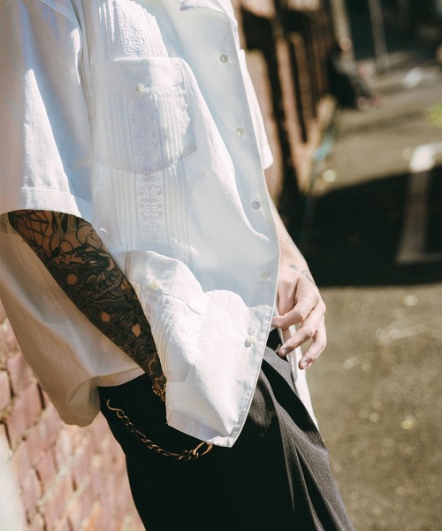 Subciety(サブサエティ)の「Cuba shirt(シャツ/ブラウス・メンズ・ブラック/ホワイト・X-LARGE/LARGE/MEDIUM/SMALL)」の17枚目の写真