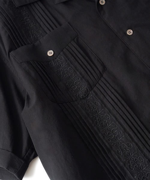 Subciety(サブサエティ)の「Cuba shirt(シャツ/ブラウス・メンズ・ブラック/ホワイト・X-LARGE/LARGE/MEDIUM/SMALL)」の11枚目の写真