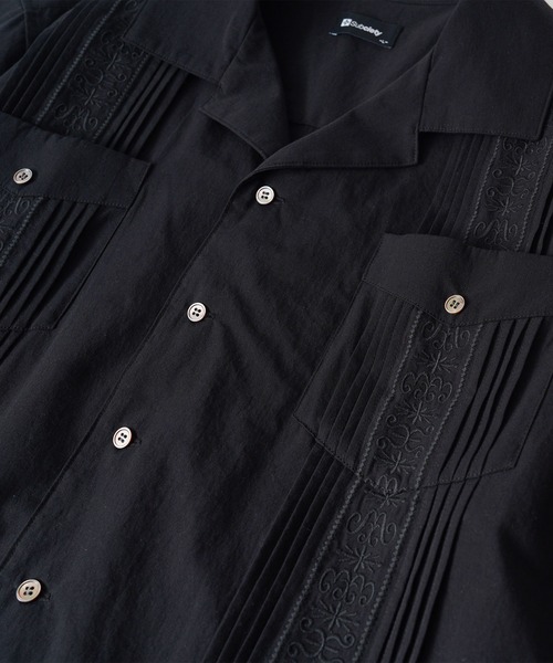 Subciety(サブサエティ)の「Cuba shirt(シャツ/ブラウス・メンズ・ブラック/ホワイト・X-LARGE/LARGE/MEDIUM/SMALL)」の4枚目の写真