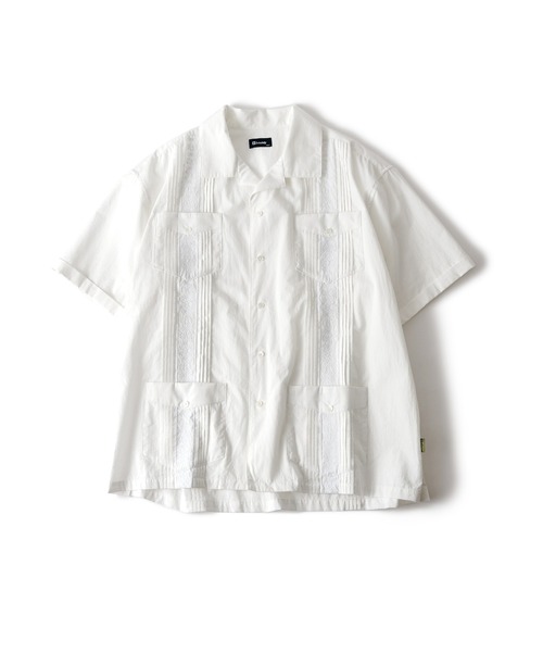Subciety(サブサエティ)の「Cuba shirt(シャツ/ブラウス・メンズ・ブラック/ホワイト・X-LARGE/LARGE/MEDIUM/SMALL)」の7枚目の写真