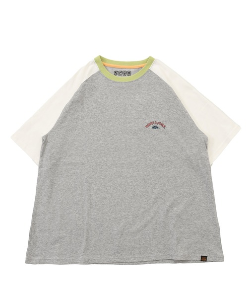 KRIFF MAYER Lady's Collection（クリフメイヤーレディースコレクション）の「【汗染み防止･撥水防汚･速乾･接触冷感】ウェットプロテクトゆるT(ラビット)（Tシャツ/カットソー・レディース・カラフル/チャコール/ライトグリーン/オレンジ/オフホワイト/グレー/パープル・MEDIUM/LARGE）」の18枚目の写真