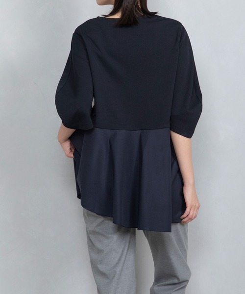 MARECHAL TERRE(マルシャルテル)の「ジョイントプルオーバー(Tシャツ/カットソー・レディース・ブラック/ホワイト/ネイビー/ライトベージュ・MEDIUM)」の19枚目の写真