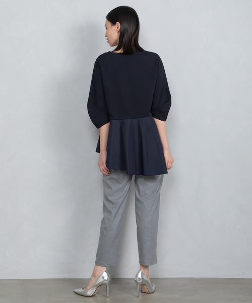 MARECHAL TERRE(マルシャルテル)の「ジョイントプルオーバー(Tシャツ/カットソー・レディース・ブラック/ホワイト/ネイビー/ライトベージュ・MEDIUM)」の20枚目の写真