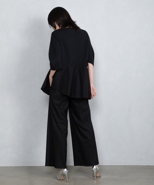 MARECHAL TERRE(マルシャルテル)の「ジョイントプルオーバー(Tシャツ/カットソー・レディース・ブラック/ホワイト/ネイビー/ライトベージュ・MEDIUM)」の10枚目の写真