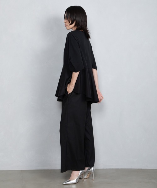 MARECHAL TERRE(マルシャルテル)の「ジョイントプルオーバー(Tシャツ/カットソー・レディース・ブラック/ホワイト/ネイビー/ライトベージュ・MEDIUM)」の11枚目の写真