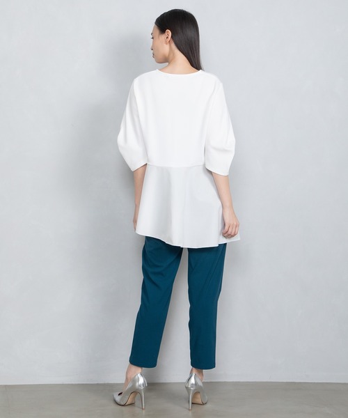 MARECHAL TERRE(マルシャルテル)の「ジョイントプルオーバー(Tシャツ/カットソー・レディース・ブラック/ホワイト/ネイビー/ライトベージュ・MEDIUM)」の15枚目の写真