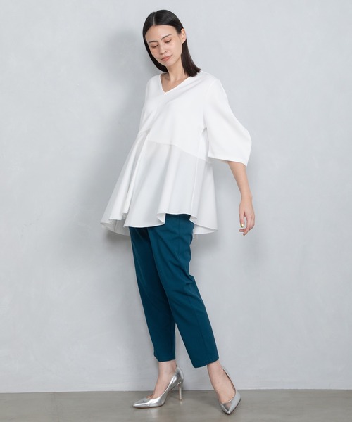MARECHAL TERRE(マルシャルテル)の「ジョイントプルオーバー(Tシャツ/カットソー・レディース・ブラック/ホワイト/ネイビー/ライトベージュ・MEDIUM)」の16枚目の写真