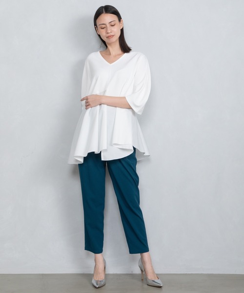 MARECHAL TERRE(マルシャルテル)の「ジョイントプルオーバー(Tシャツ/カットソー・レディース・ブラック/ホワイト/ネイビー/ライトベージュ・MEDIUM)」の17枚目の写真