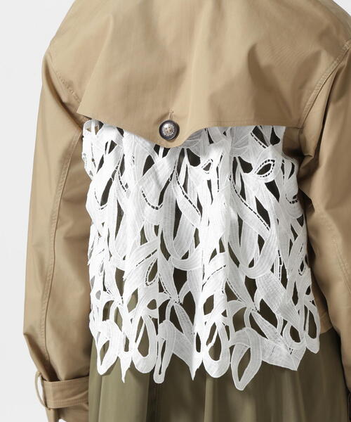 Risley（リズレー）の「Risley/リズレー/ショートトレンチアンサンブル（トレンチコート・レディース・ベージュ/カーキ・F）」の10枚目の写真