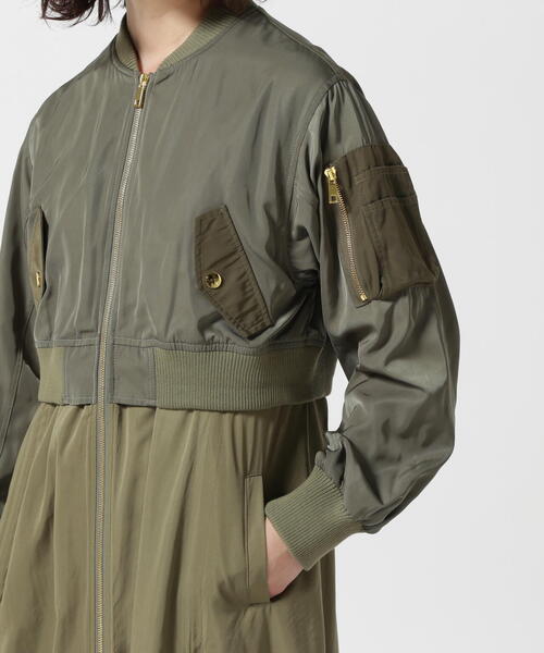 Risley（リズレー）の「Risley/リズレー/ショートトレンチアンサンブル（トレンチコート・レディース・ベージュ/カーキ・F）」の12枚目の写真