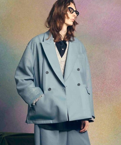 maison special ダブルテーラードジャケット MAISON SPECIAL ジャケット テーラードジャケット 「UNISEX