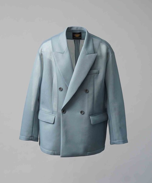 MAISON SPECIAL(メゾンスペシャル)の「《UNISEX》【LIMITED EDITION】Prime-Over Peaked Lapel Double Tailored Jacket/プライムオーバーピークトラペルダブルテーラードジャケット【MAISON SPECIAL/メゾンスペシャル】(テーラードジャケット・メンズ・グレー/ブラック/その他3/チャコールグレー/ライトグレー/ラベンダー/ダークブラック/その他2/その他1/その他4/アイボリー・2/1)」の19枚目の写真