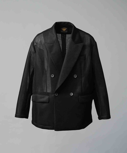 【新品未使用品】MAISON SPECIAL テーラードジャケット ブラック MAISON SPECIAL ジャケット テーラードジャケット 「UNISEX