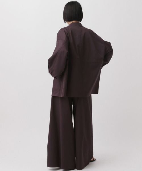 A part by(アパートバイ)の「リネンツイルタックパンツ(その他パンツ・レディース・アイボリー/ブラウン・SMALL/MEDIUM)」の15枚目の写真