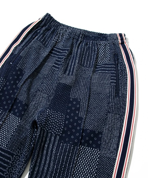 AOZORA(アオゾラ)の「AOZORA/アオゾラ 刺し子カットJQトラックパンツ(その他パンツ・メンズ・その他1・LARGE/X-LARGE/MEDIUM)」の5枚目の写真