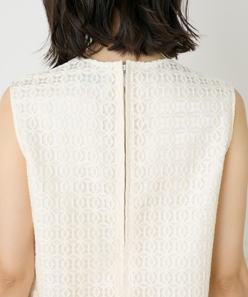 INED（イネド）の「レースブラウス【セットアップ対応】（シャツ/ブラウス・レディース・オフホワイト/ブラック・9号/11号）」の21枚目の写真