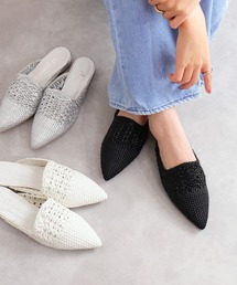 メッシュ フラットミュール