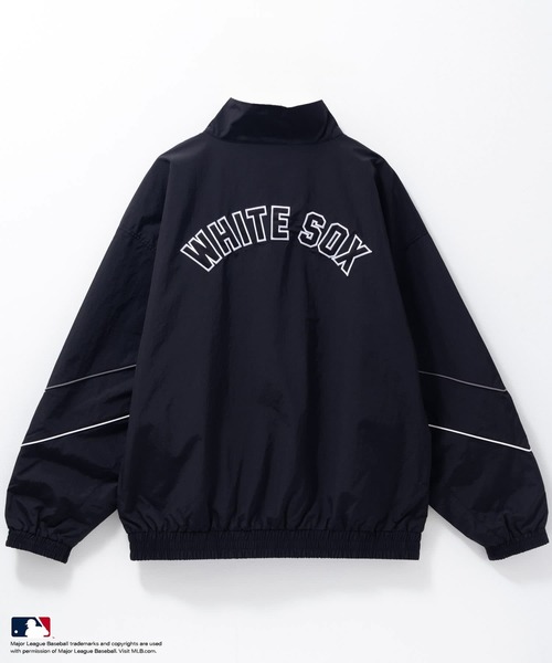 セール】【ユニセックス】MLBパイピングトラックジャケット（その他