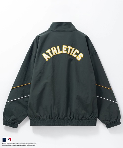 セール】【ユニセックス】MLBパイピングトラックジャケット（その他