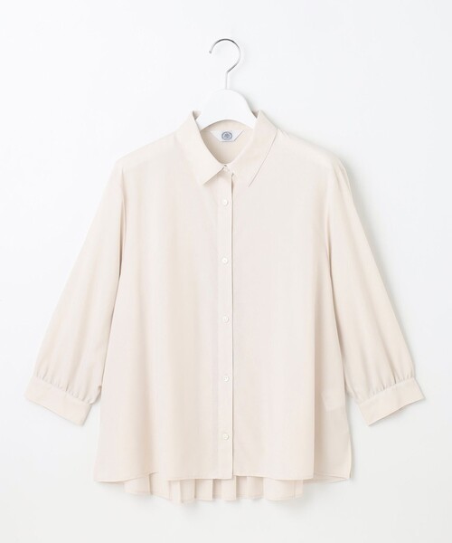 J.PRESS(ジェイプレス)の「【洗える】スパンローン バックプリーツ ブラウス(シャツ/ブラウス・レディース・ブルー系/ベージュ系/ピンク系・T13)」の15枚目の写真