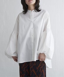 VENCEEXCHANGE | バルーン袖スタンドシャツ(シャツ/ブラウス)