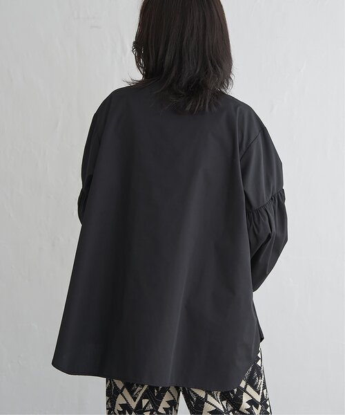 VENCEEXCHANGE（ヴァンスエクスチェンジ）の「バルーン袖スタンドシャツ（シャツ/ブラウス・レディース・オフホワイト/ブラック/ライトイエロー・FREE）」の17枚目の写真