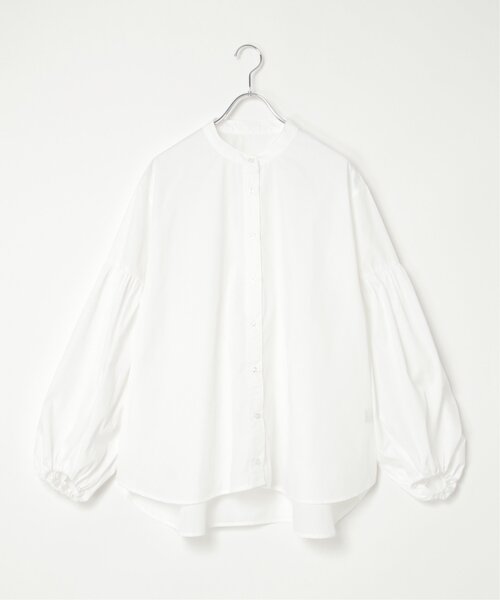 VENCEEXCHANGE（ヴァンスエクスチェンジ）の「バルーン袖スタンドシャツ（シャツ/ブラウス・レディース・オフホワイト/ブラック/ライトイエロー・FREE）」の22枚目の写真