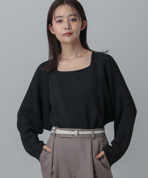 GLOBAL WORK（グローバルワーク）の「MATINEE LINE/ボレロ＊タンクセット/324564（その他トップス・レディース・オフホワイト/ブラック/ベージュ・MEDIUM/LARGE）」の13枚目の写真