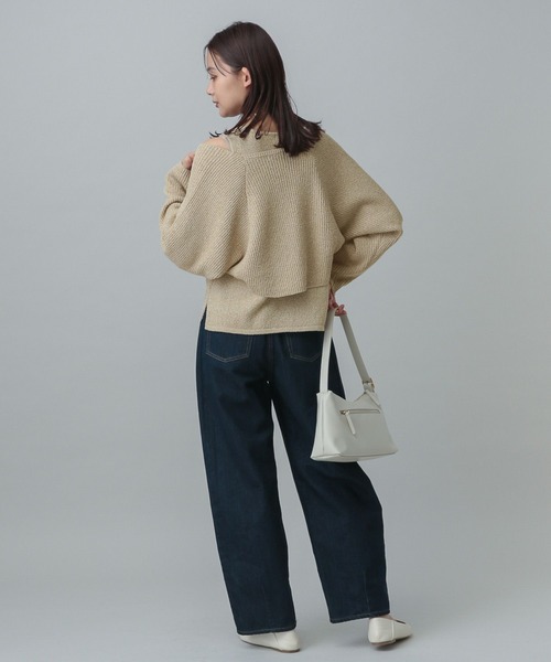 GLOBAL WORK（グローバルワーク）の「MATINEE LINE/ボレロ＊タンクセット/324564（その他トップス・レディース・オフホワイト/ブラック/ベージュ・MEDIUM/LARGE）」の17枚目の写真