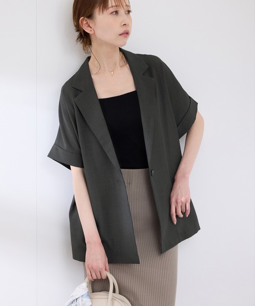 接触冷感・UVカット・速乾】【リネンライク・シリーズ】シアーハーフ