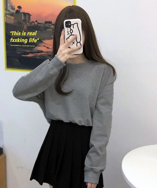 VIBGYOR（ヴィブジョー）の「[NARULA/ナルラ]リボンスタイル バッグオープン ロンT(CZ)（Tシャツ/カットソー・レディース・ホワイト/グレー/ブラック・FREE）」の15枚目の写真