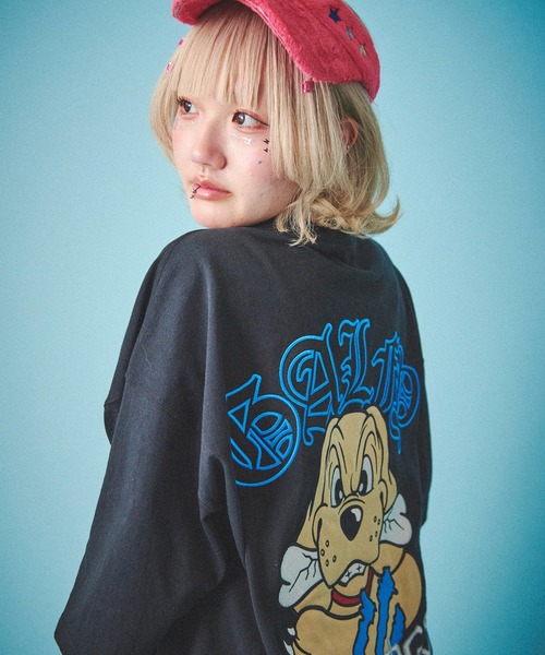 GALFY（ガルフィー）の「GALFY-覚醒ビーストTee(解)（Tシャツ/カットソー・メンズ・ホワイト/ブラック/パープル/ピンク/ライトグリーン/ブラック系2・L/XL）」の3枚目の写真